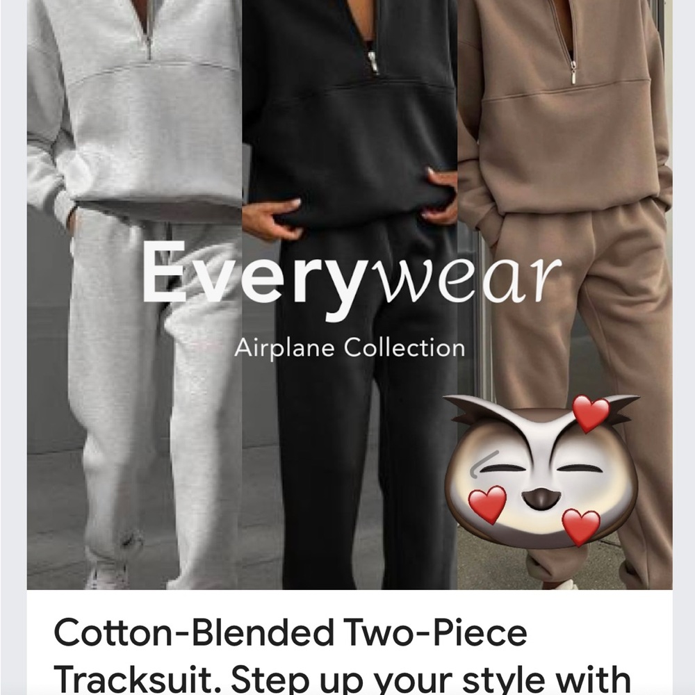COPY - Everywear Cotton-Blended Two-Piece Tracksuit